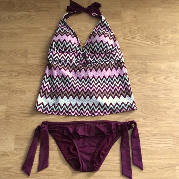 Perry Ellis Tankini set - Picture 1 of 14
